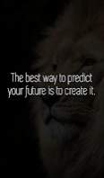 The best way to predict your future is to create it. The best way to predict your future is to create it.