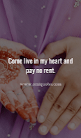 Come live in my heart and pay no rent.